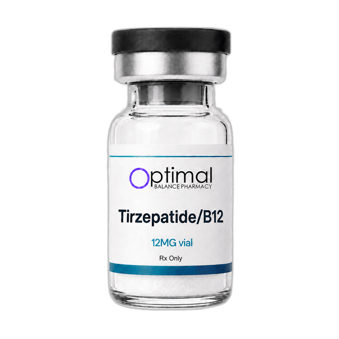Compounded tirzepatide with B12 vial