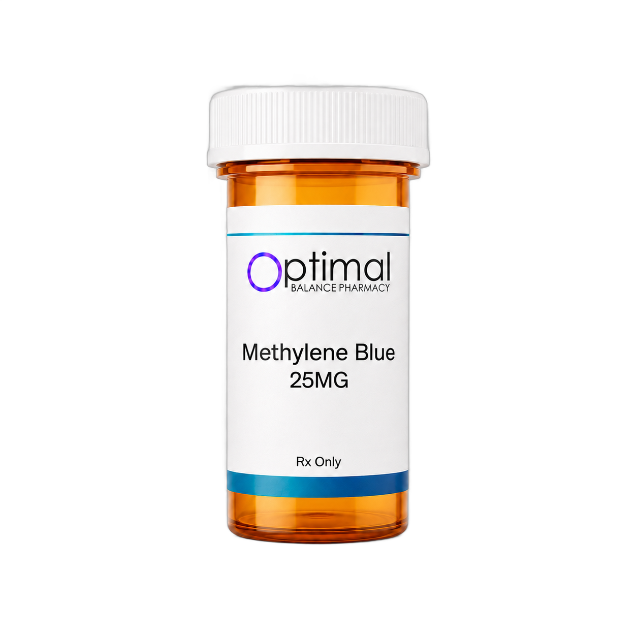 Methylene Blue 25mg dispensed by Optimal Balance Pharmacy