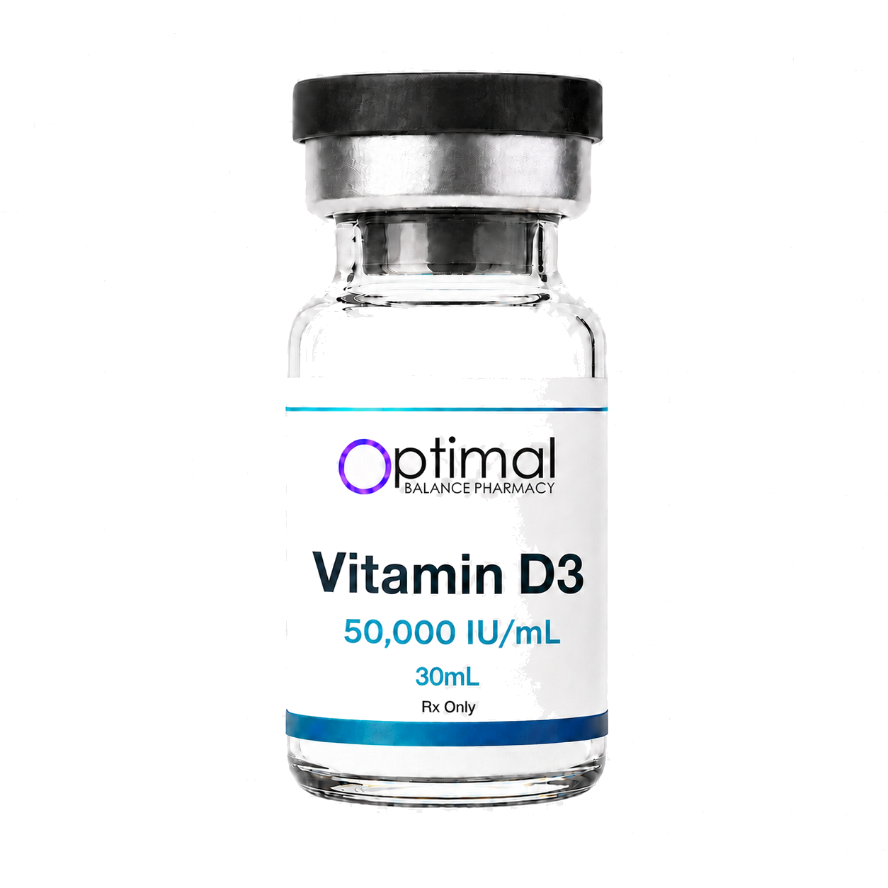 Vitamin D3 injectable vial compounded by Optimal Balance Pharmacy for RxPepsDirect
